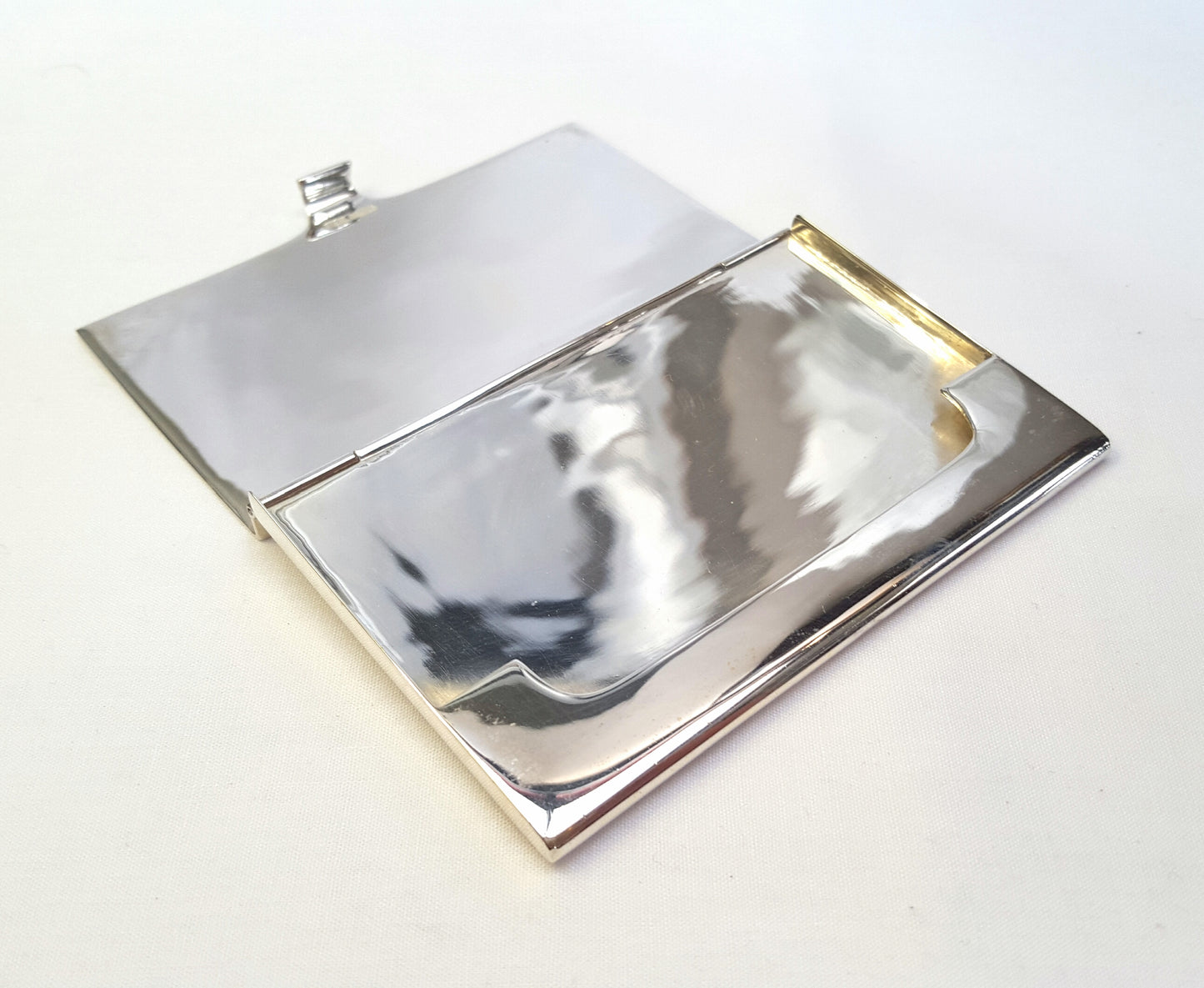 Sterling Silver 925 Hand-Engraved Card Holder