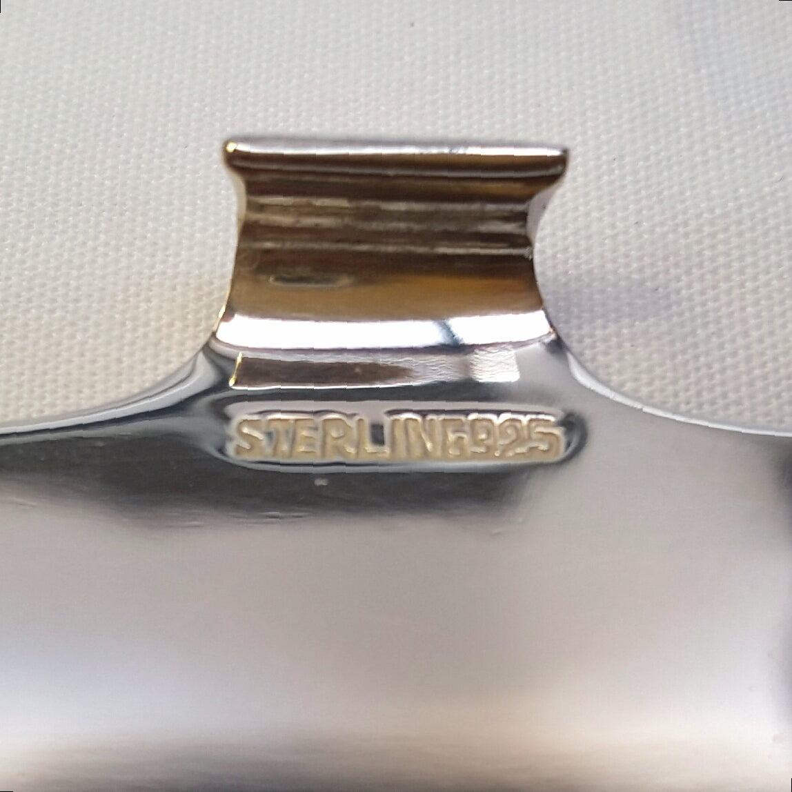 Sterling Silver 925 Hand-Engraved Card Holder