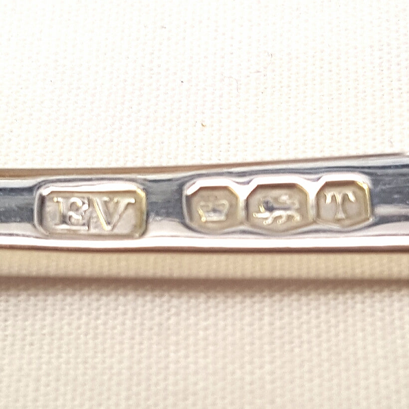 Hallmarked Sterling Silver Tea Strainer & Bowl Set