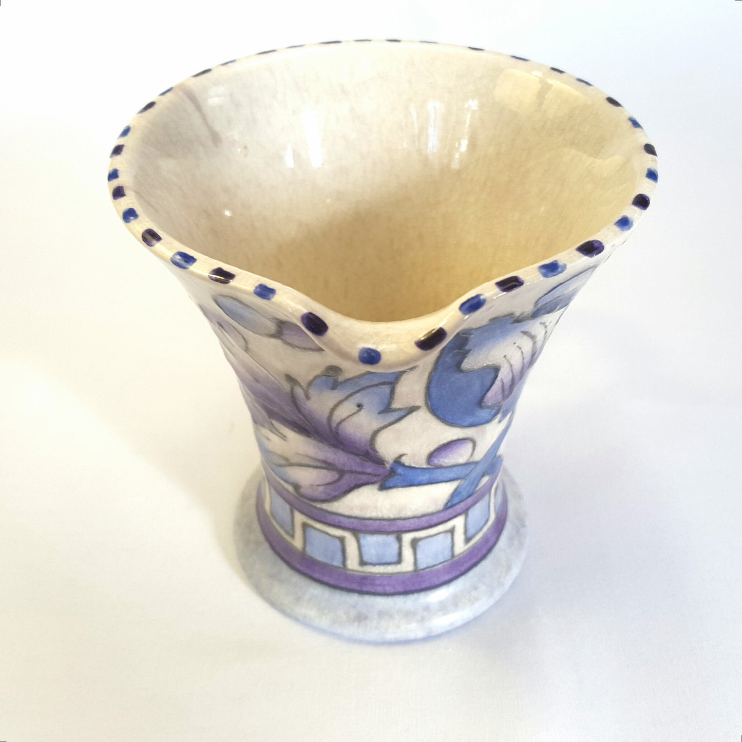 Rare Charlotte Rhead ‘Blue Peony’ Bursley Ware Pouring Jug