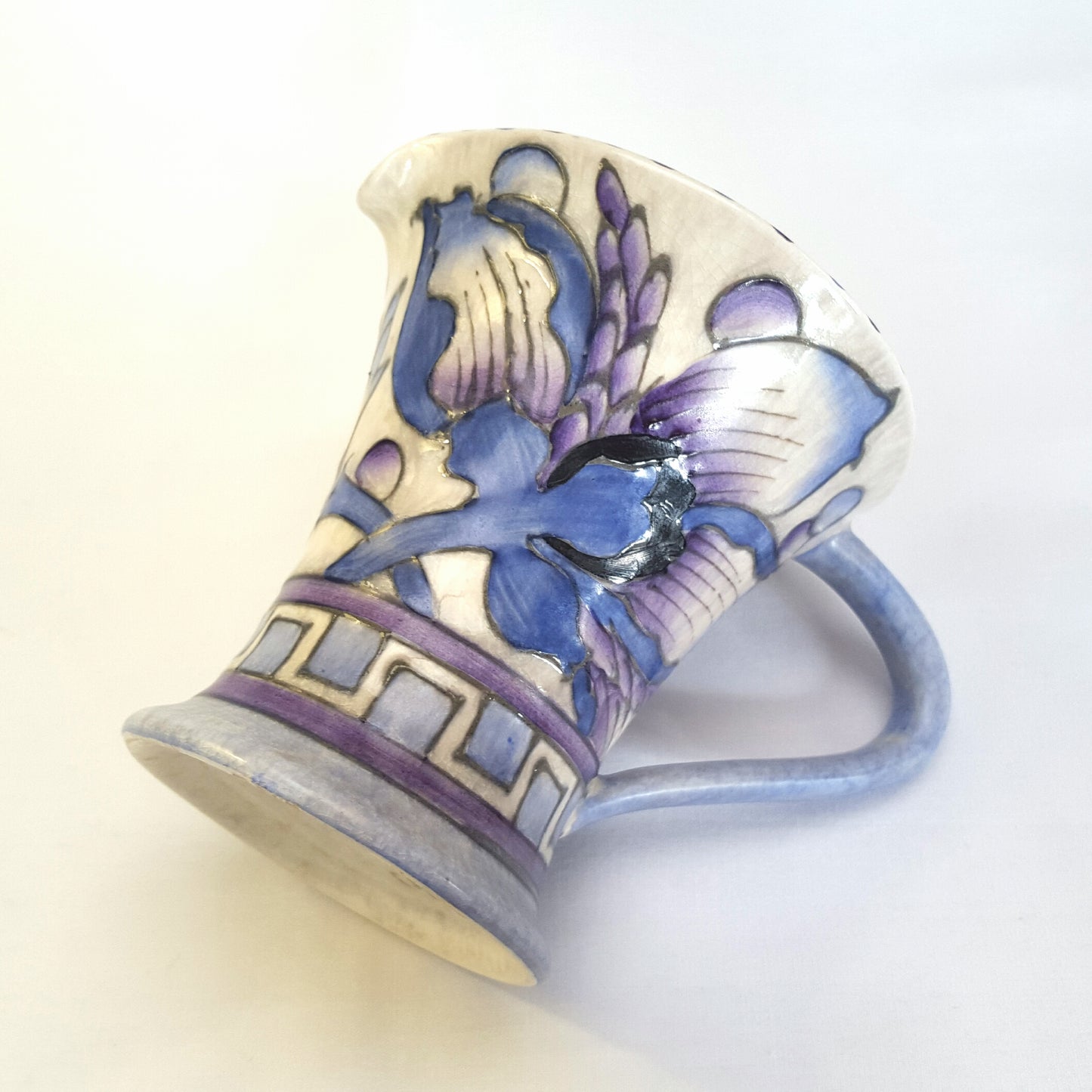 Rare Charlotte Rhead ‘Blue Peony’ Bursley Ware Pouring Jug