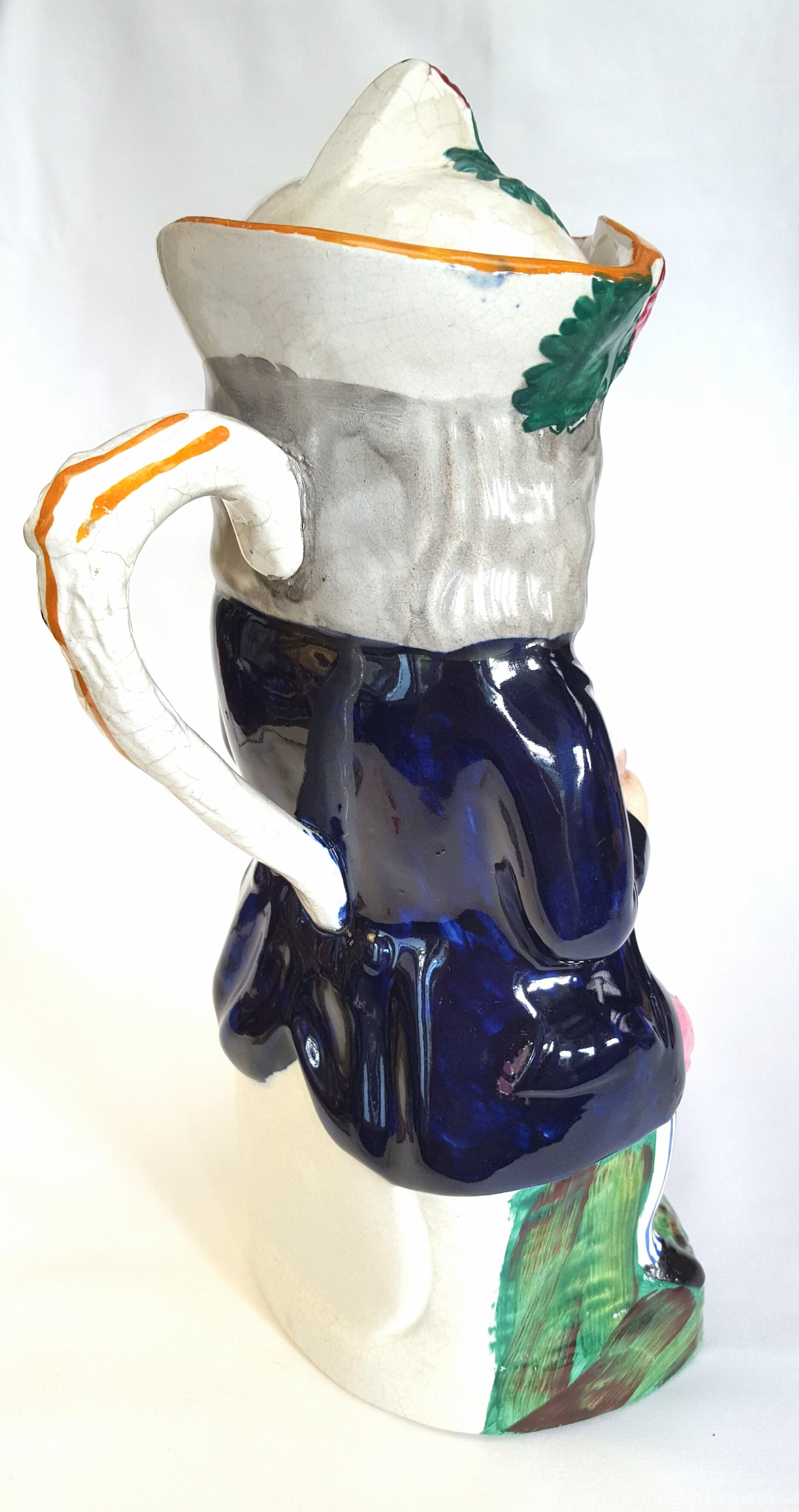 Collectable 19th Century Staffordshire Pottery Toby Jug – “Home Brewed Ale”