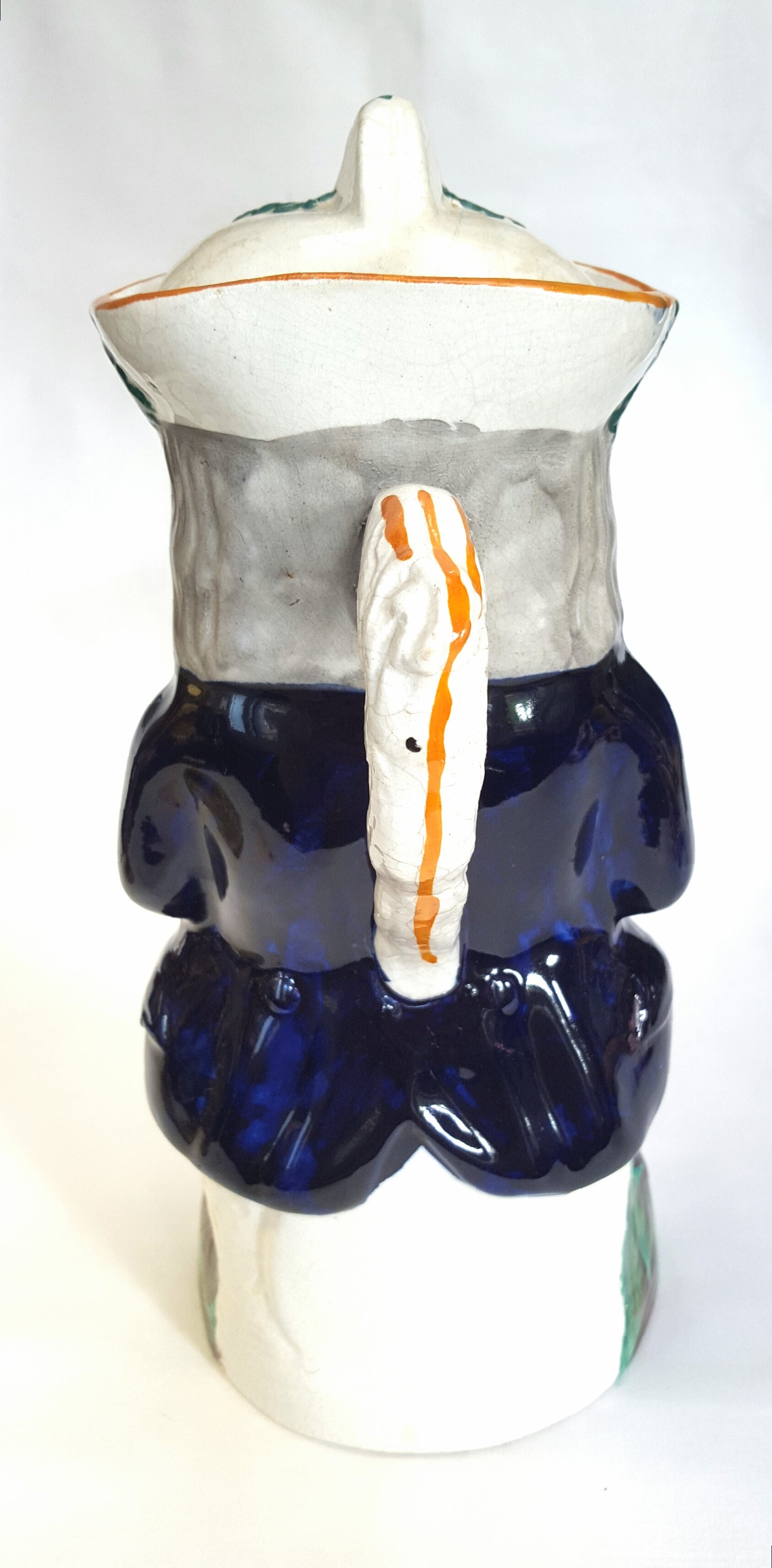 Collectable 19th Century Staffordshire Pottery Toby Jug – “Home Brewed Ale”