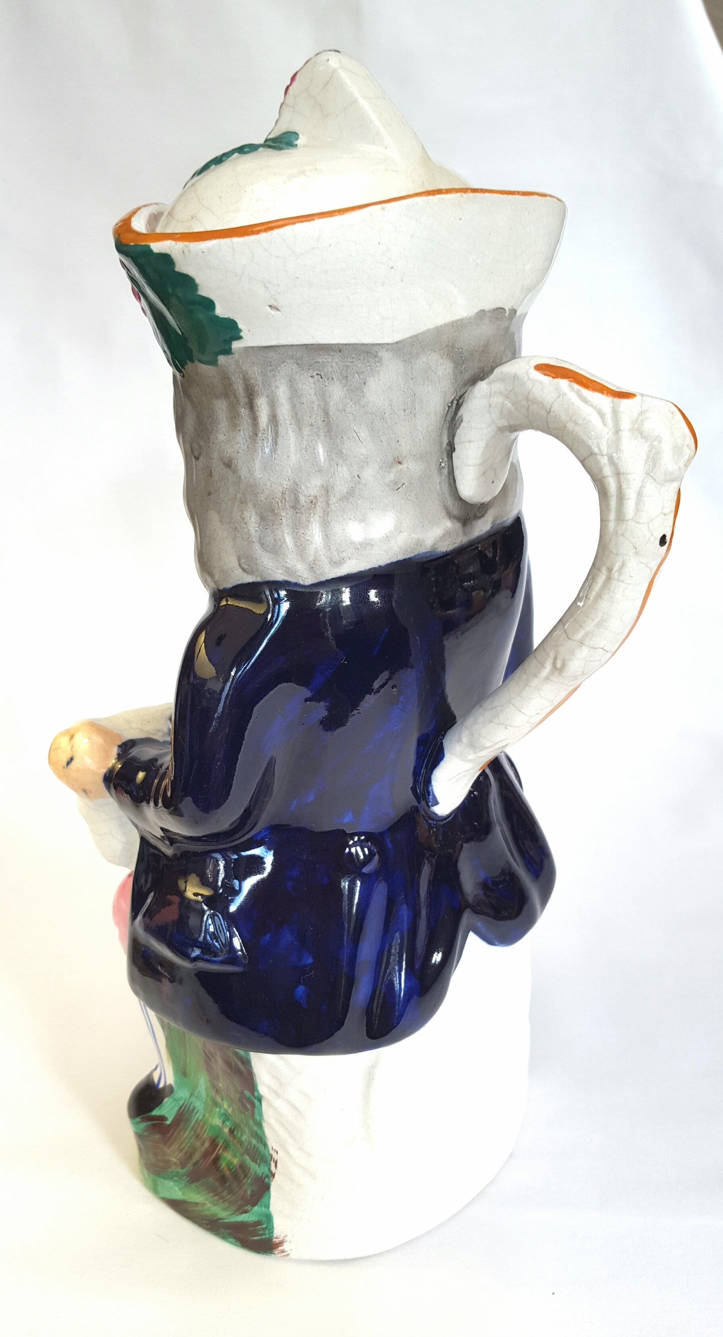 Collectable 19th Century Staffordshire Pottery Toby Jug – “Home Brewed Ale”