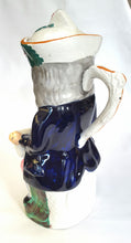 Load image into Gallery viewer, Antique Staffordshire pottery Toby jug
