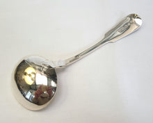 Load image into Gallery viewer, Antique hallmarked sterling silver gravy ladle

