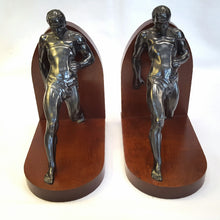 Load image into Gallery viewer, Set of Art Deco spelter bookends
