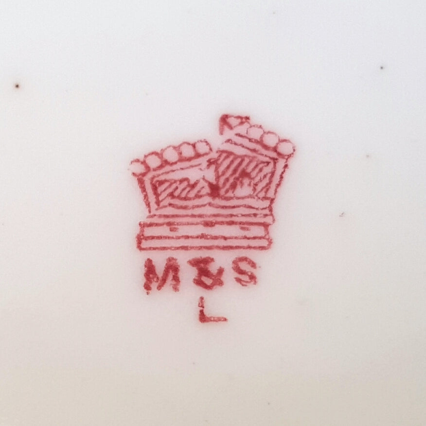 Rare Antique Mayer & Sherratt Fine Bone China Trio – Circa 1906–1920, Stoke-on-Trent, England