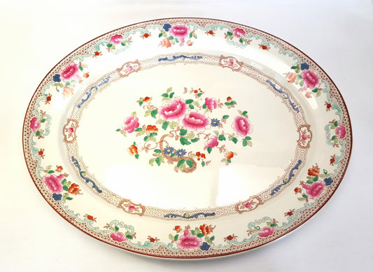Antique Extra-Large F. Winkle & Co. ‘Mandarin’ Platter – Wieldon Ware, Circa 1910s