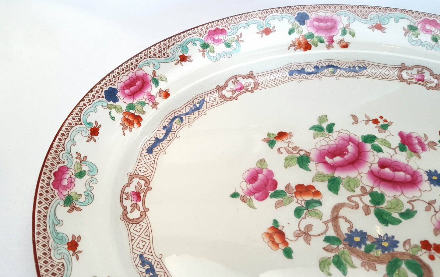 Antique Extra-Large F. Winkle & Co. ‘Mandarin’ Platter – Wieldon Ware, Circa 1910s