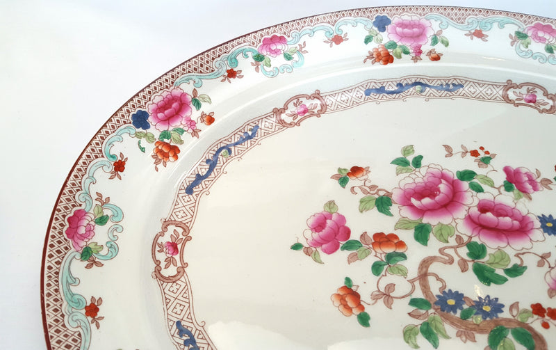 Antique Extra-Large F. Winkle & Co. ‘Mandarin’ Platter – Wieldon Ware, Circa 1910s