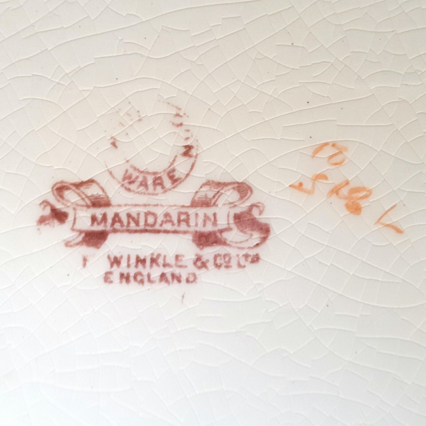 Antique Extra-Large F. Winkle & Co. ‘Mandarin’ Platter – Wieldon Ware, Circa 1910s