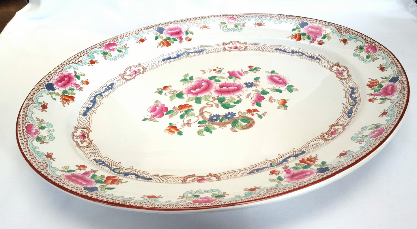 Antique Extra-Large F. Winkle & Co. ‘Mandarin’ Platter – Wieldon Ware, Circa 1910s