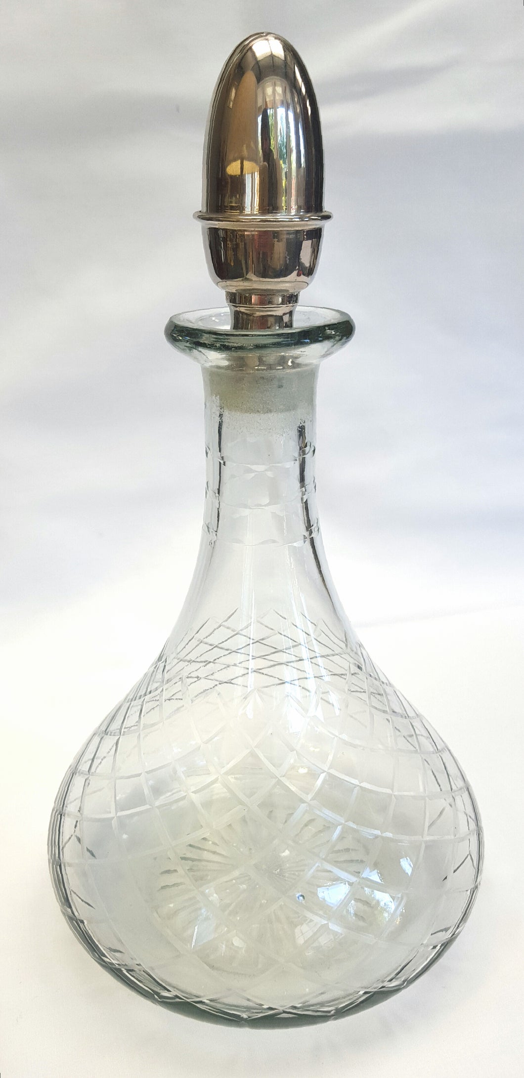 Cut glass decanter