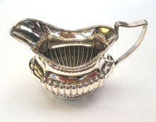 Load image into Gallery viewer, Antique hallmarked sterling silver three piece teaset service
