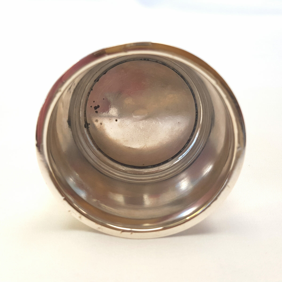 Near Antique Hallmarked Sterling Silver Open Condiment Salt Cellar