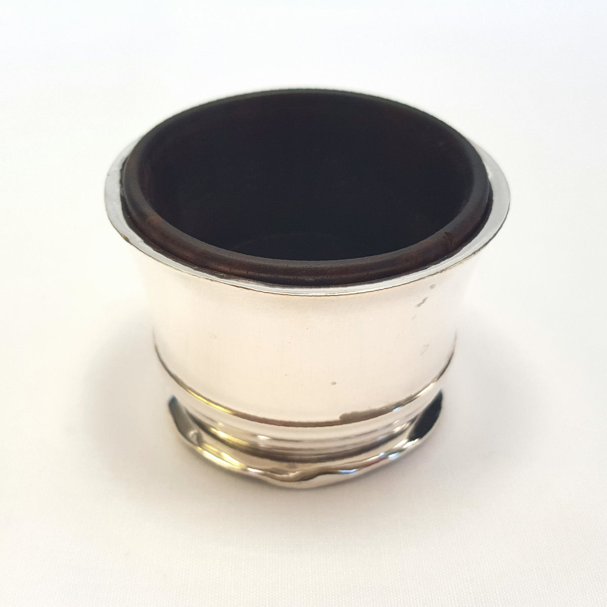 Near Antique Hallmarked Sterling Silver Open Condiment Salt Cellar