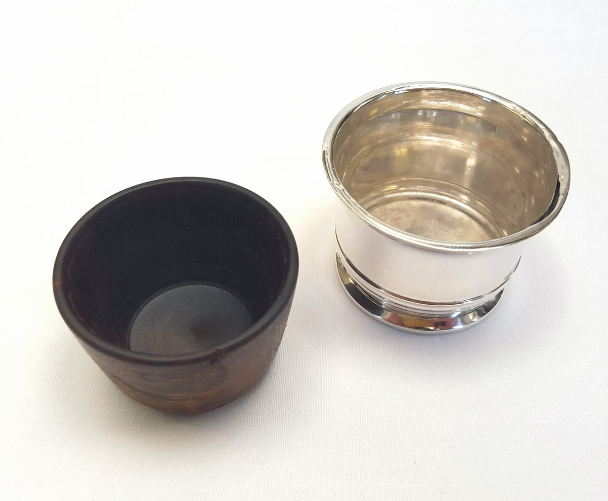 Near Antique Hallmarked Sterling Silver Open Condiment Salt Cellar