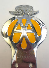 Load image into Gallery viewer, South Africa Suid Afrika Painted AA Automobile Association Car Badge
