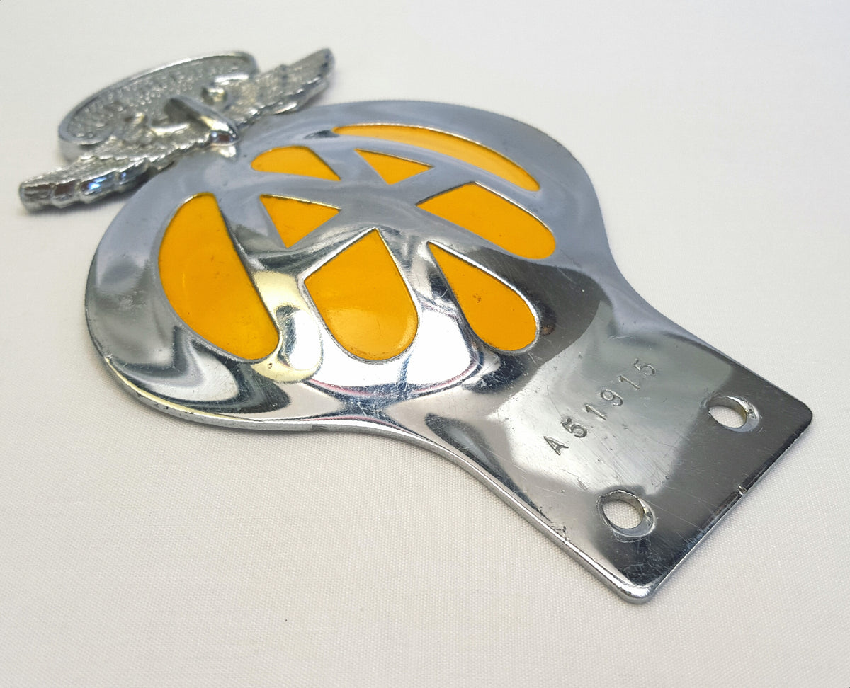 Rare South African AA Automobile Association Car Badge – Numbered A51915