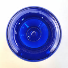 Load image into Gallery viewer, Bloomsbury blue glass vase
