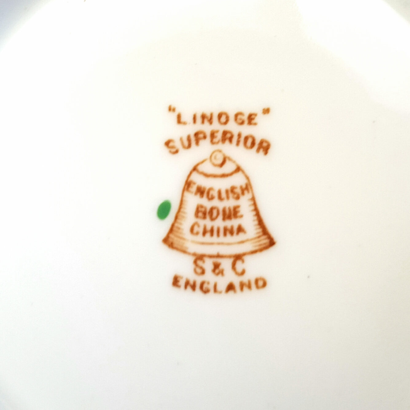 Antique ‘Linoge’ Superior English Bone China Milk Jug – S & C England