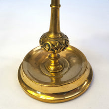 Load image into Gallery viewer, Pair of antique brass candlesticks
