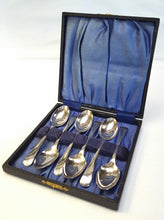 Load image into Gallery viewer, Boxed set of six stainless steel teaspoons
