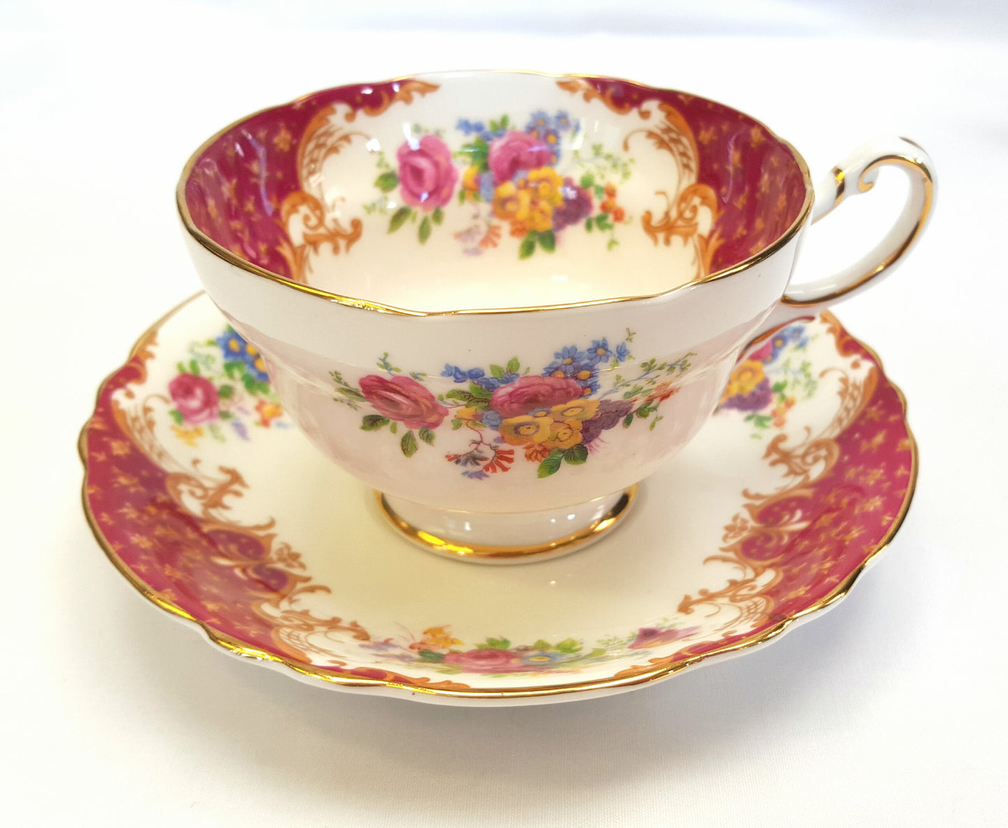 Paragon ‘Rockingham’ Fine Bone China Trio – Circa 1930s, England