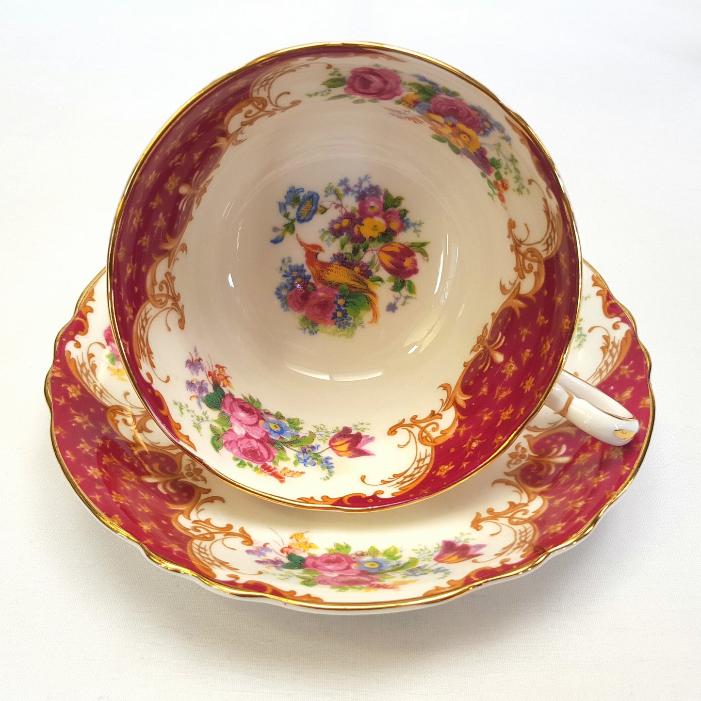 Paragon ‘Rockingham’ Fine Bone China Trio – Circa 1930s, England