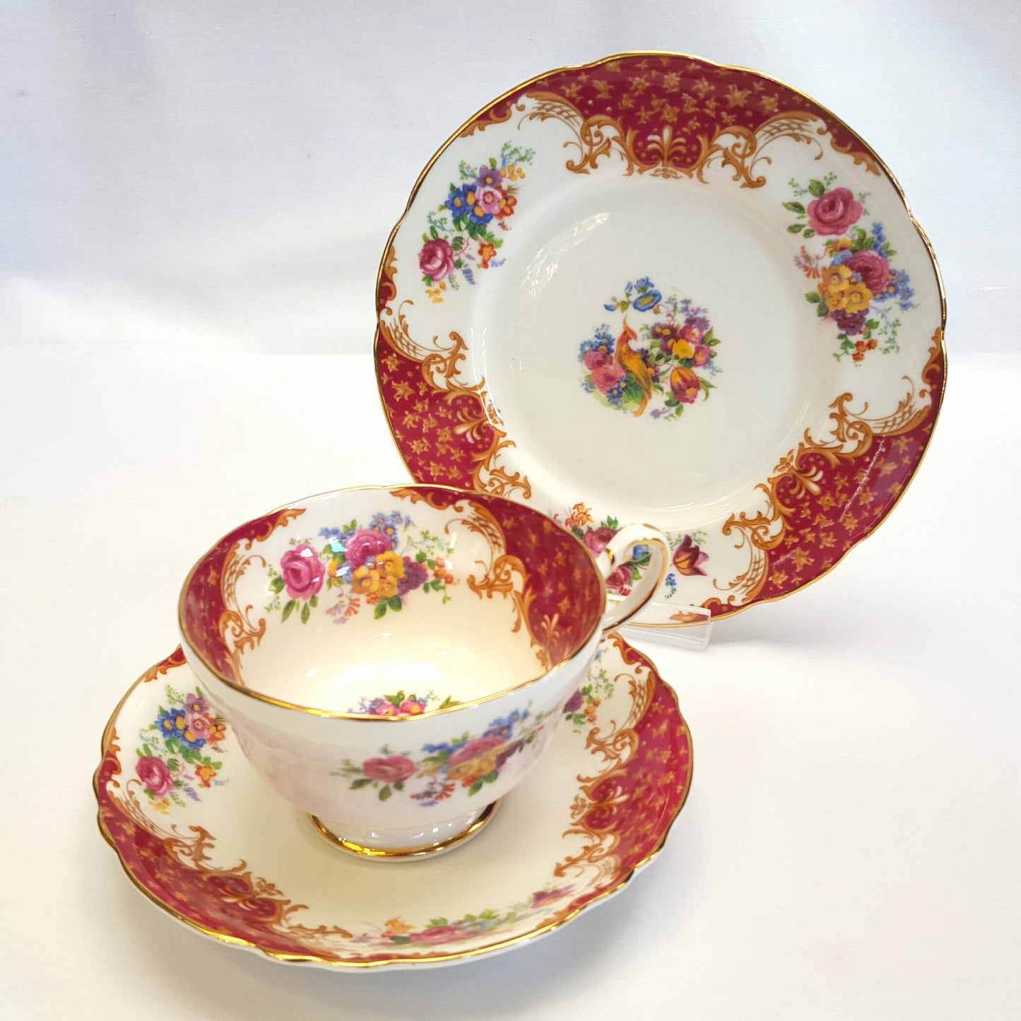 Paragon ‘Rockingham’ Fine Bone China Trio – Circa 1930s, England