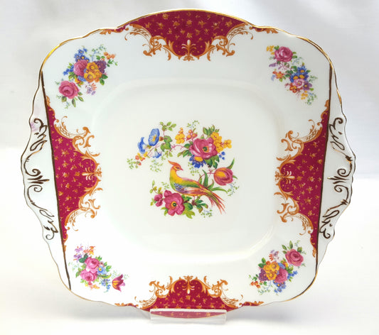 Vintage Paragon ‘Rockingham’ Fine Bone China Large Cake Plate – Circa 1930s, England