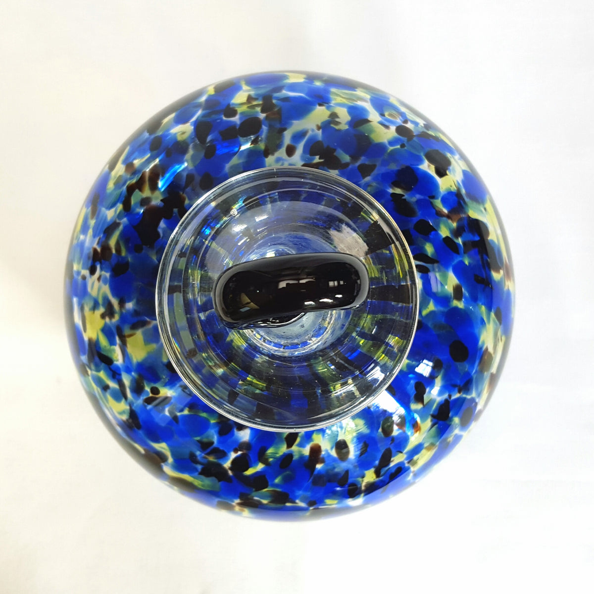 Striking and Highly Decorative Hand-Blown Art Glass Decanter