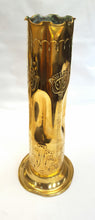 Load image into Gallery viewer, Pair of antique brass Nestor vases
